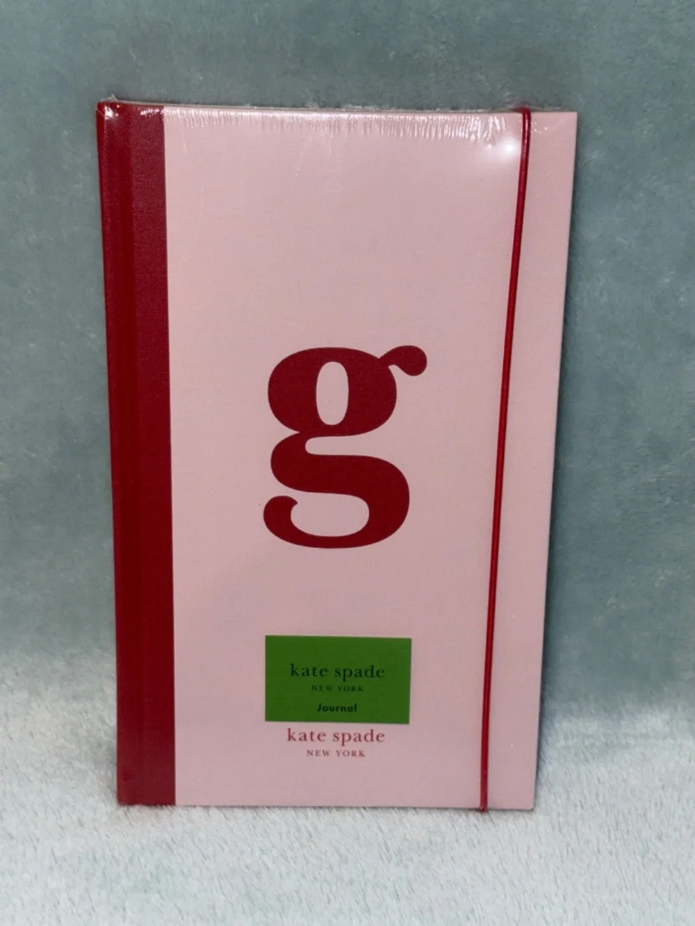 kate spade Pink and Red 'g' Hardcover Journal